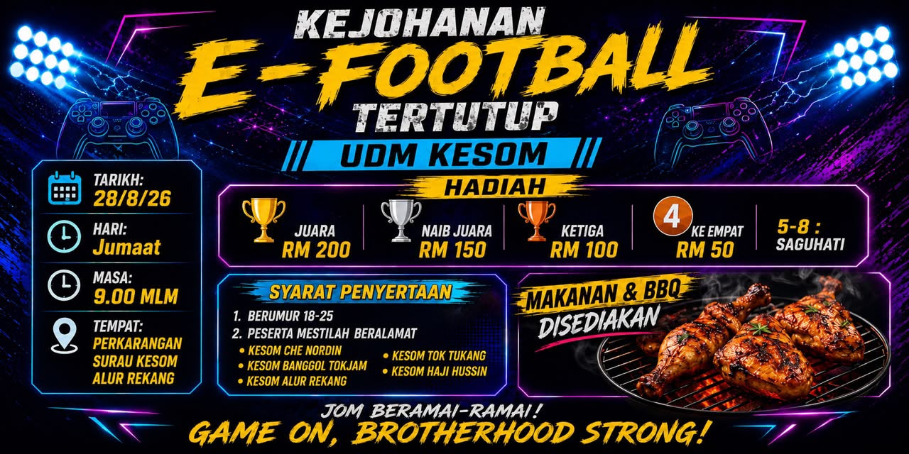 Kejohanan e-Football Tertutup UDm Kesum